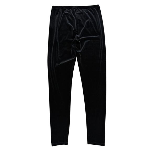 Eileen Fisher Low Rise Black Velvet Leggings size Small - Picture 3 of 6